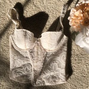 VS Lace Corset Bra